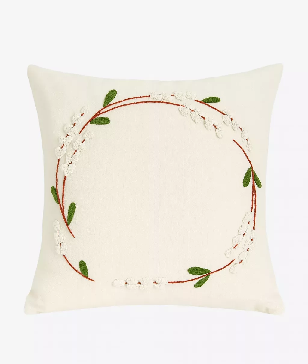 Coussin Couronne Florale