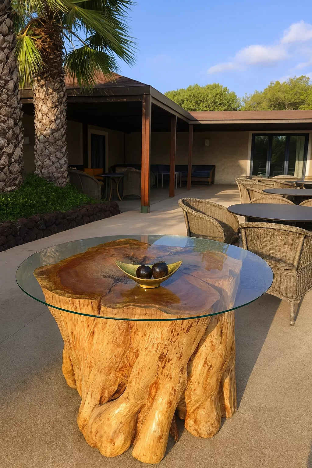 Table Racine & Verre – Image 2