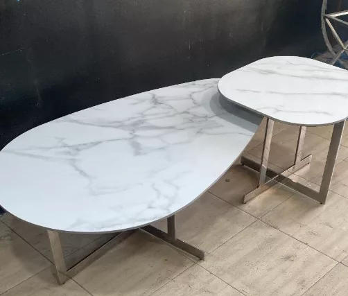 Lot de 2 tables basses gigognes – Image 3