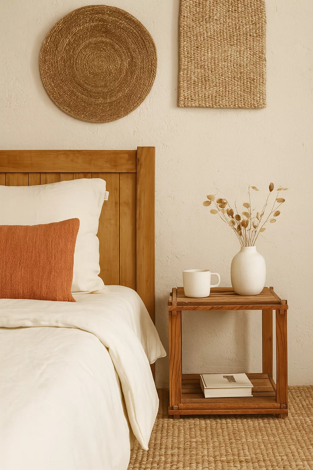 Étagère Basse en Bois Naturel – Image 4