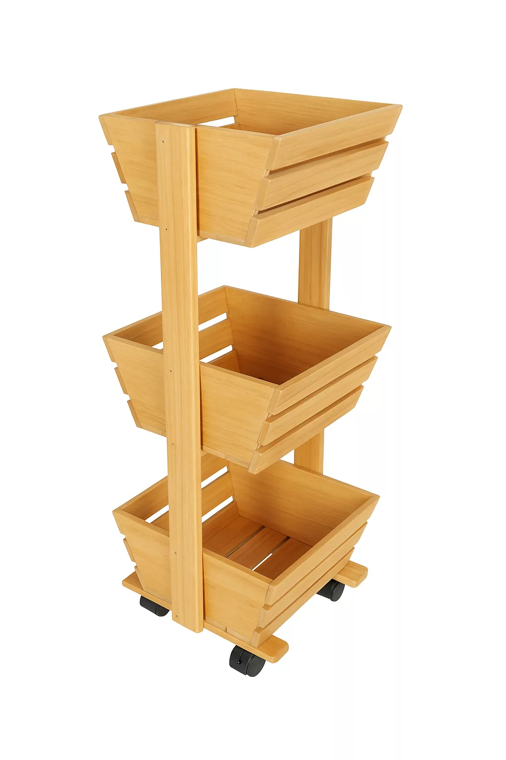 Étagère mobile "Panier Urbain" – 3 niveaux