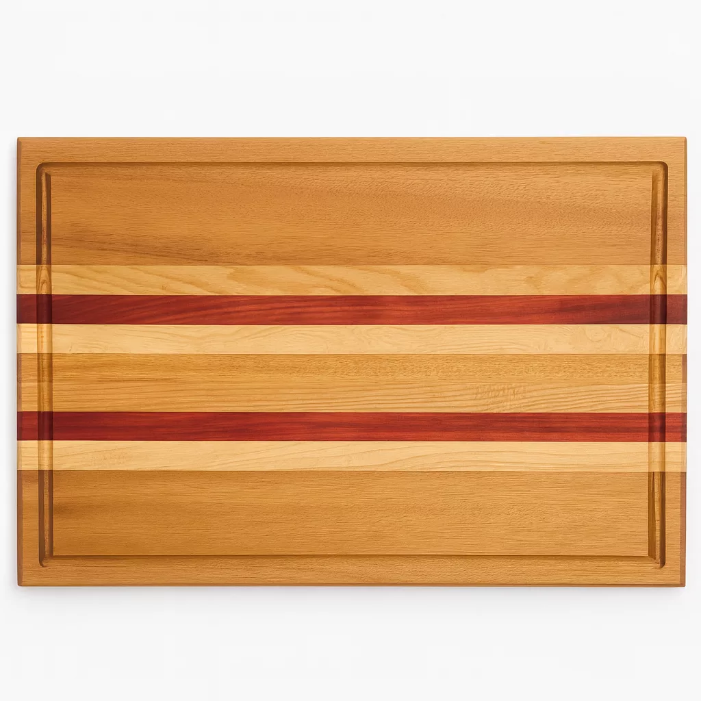 Planche à Découper en Bois Multicolore