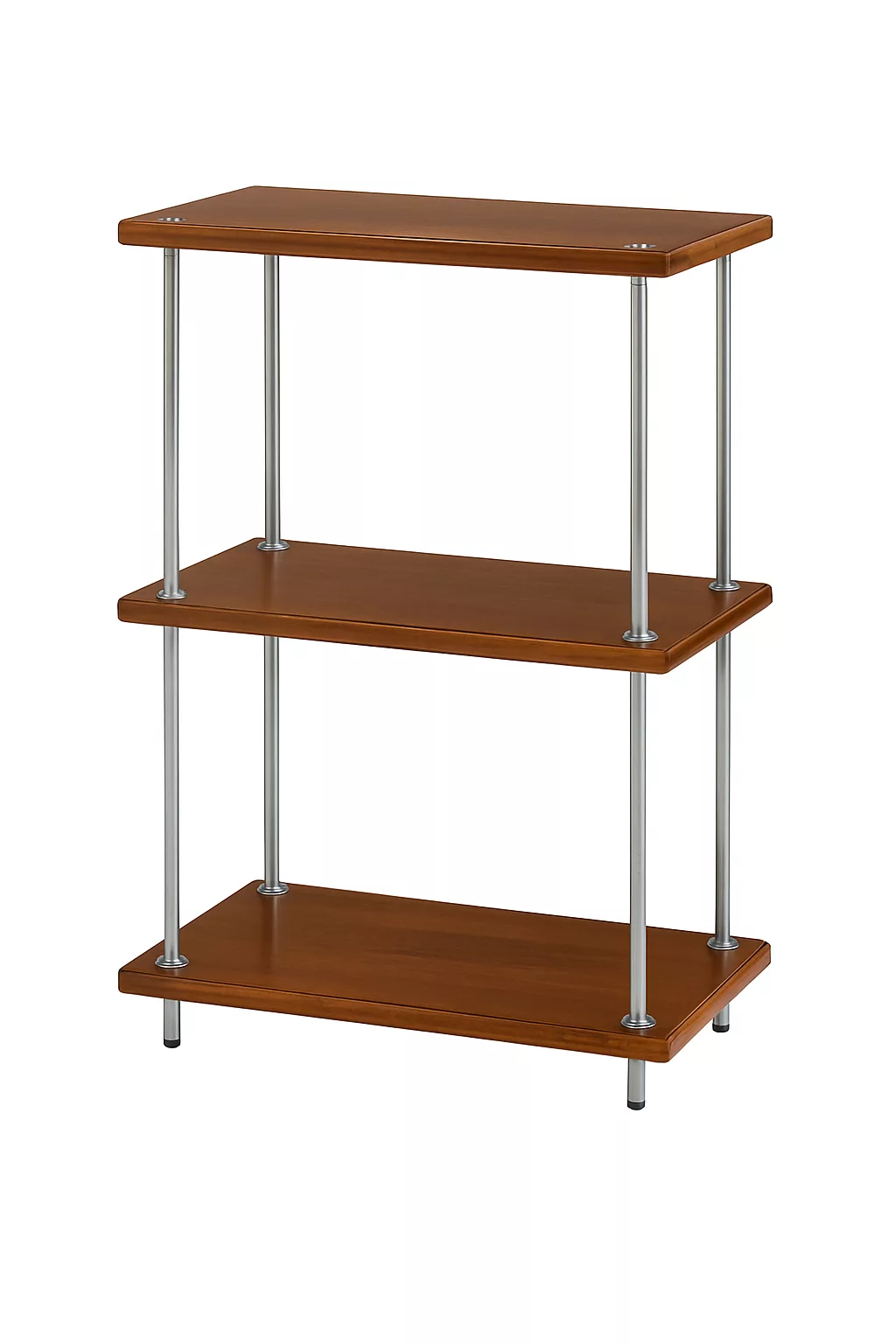 Étagère 3 niveaux bois et métal – style moderne