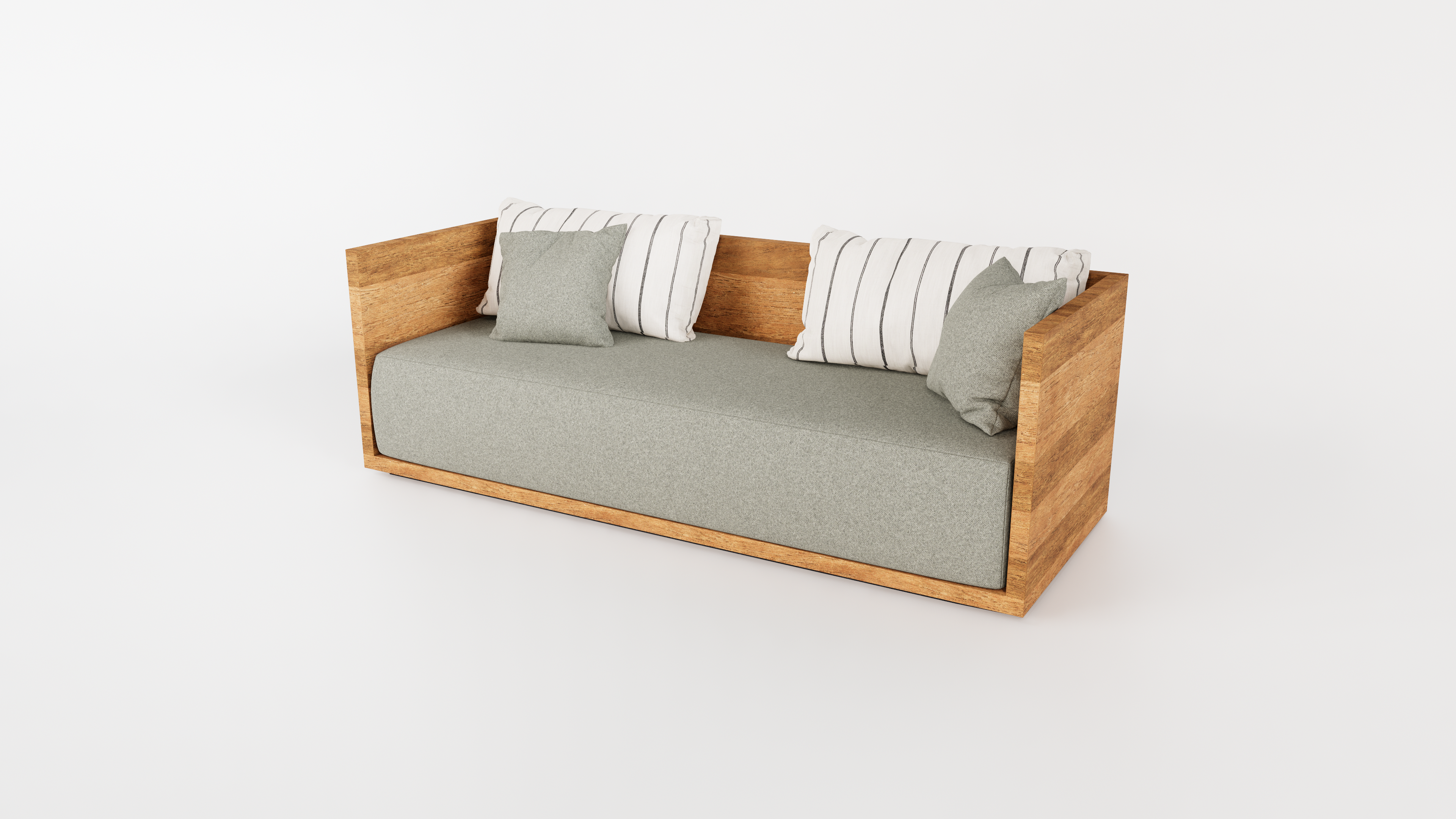 Canapé 2 places en bois de palmier Tunisie