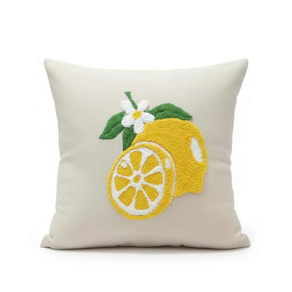 Coussin "Zeste Soleil"