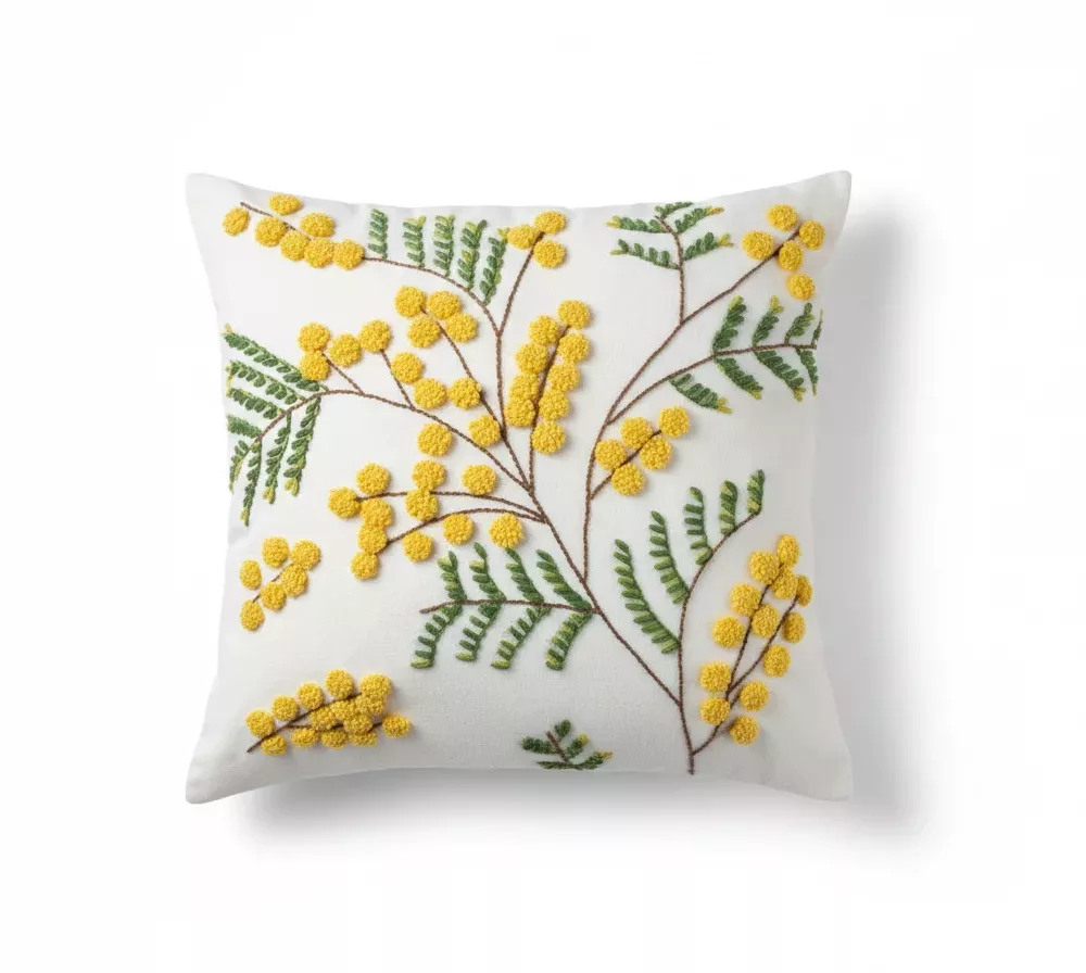Coussin "SOLEIL DE MIMOSA"