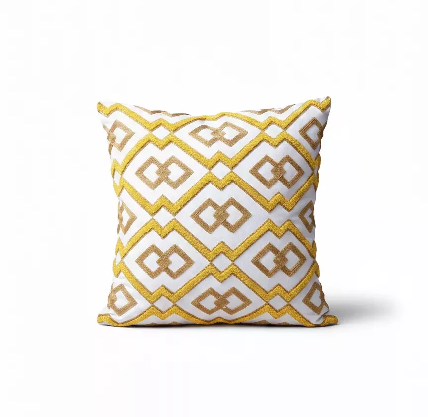 Coussin "GÉOMÉTRIE LUMINEUSE"