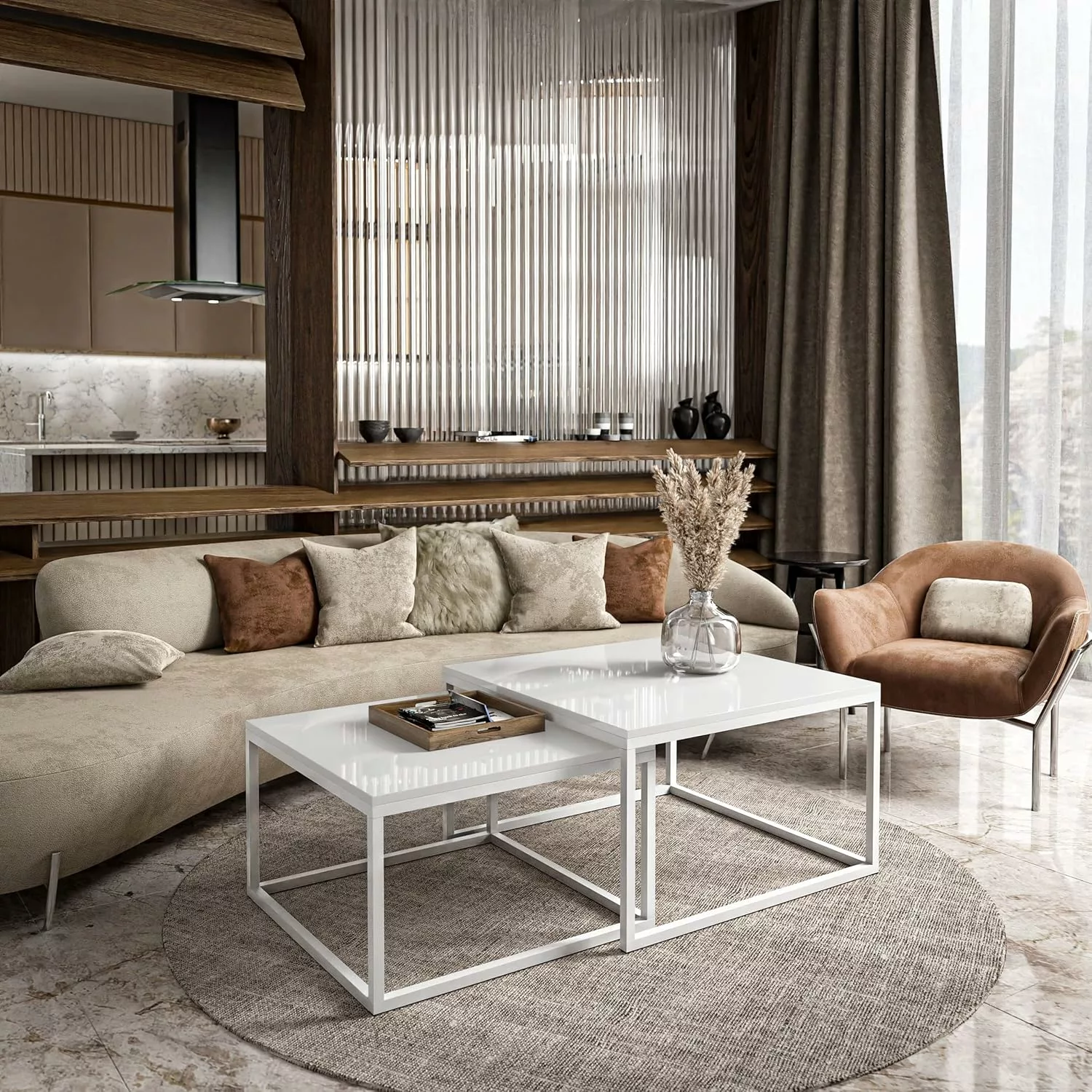 Set de 2 Tables basses ZIRA – Image 2