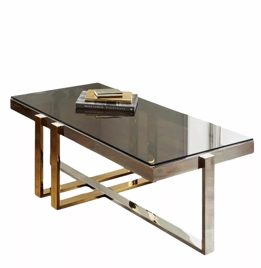 Table basse rectangulaire luxe