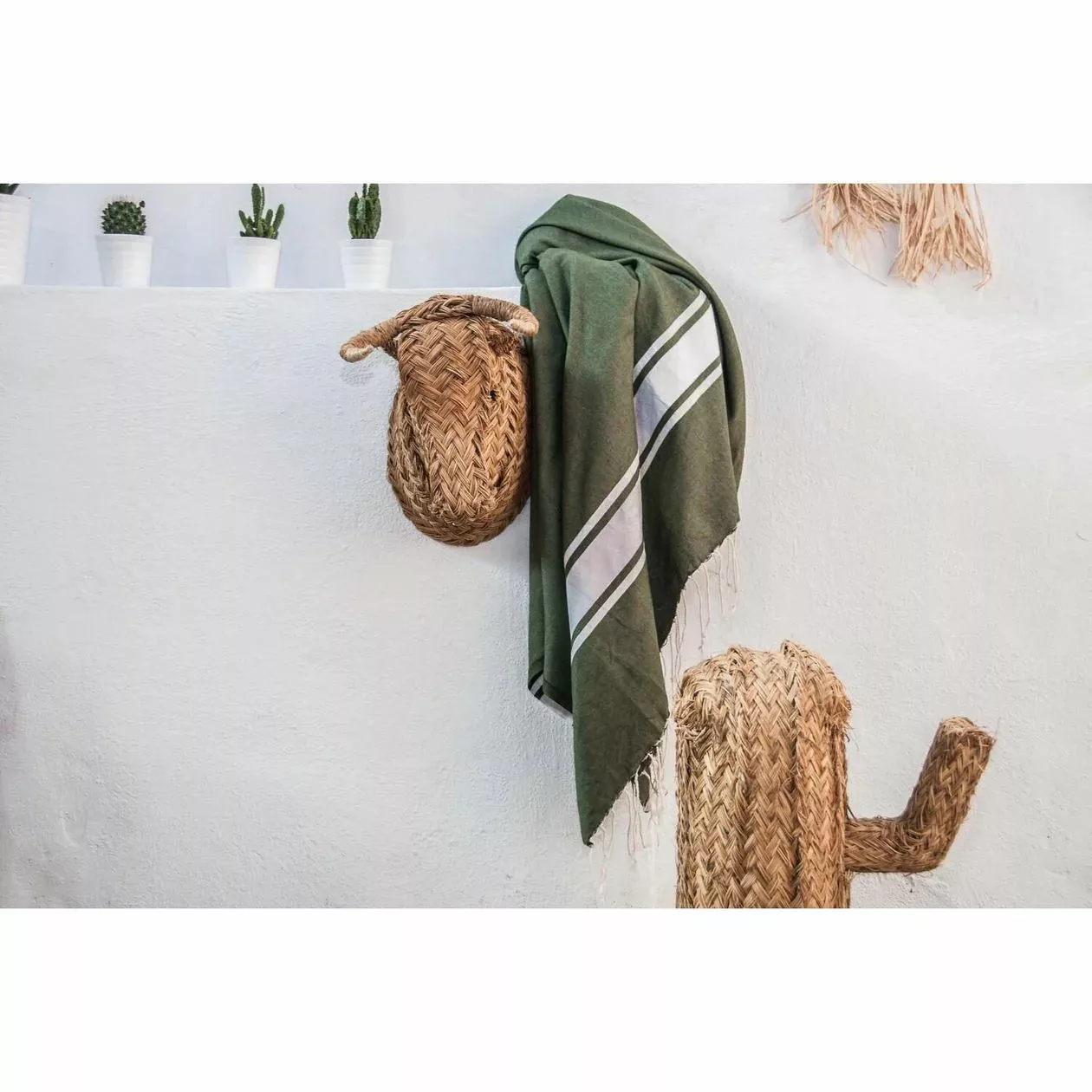 Fouta classique bande blanche – Image 5