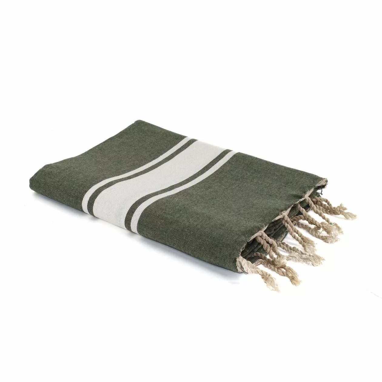 Fouta classique bande blanche – Image 6