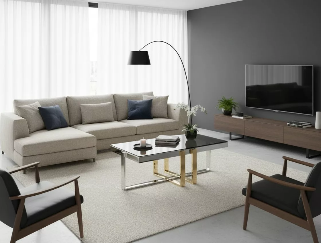 Table basse rectangulaire luxe – Image 2