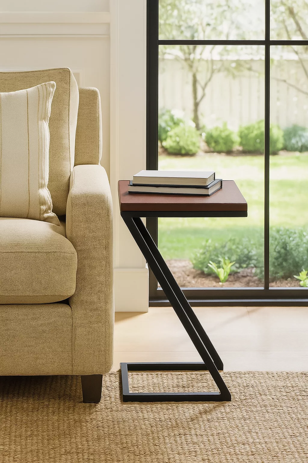 Table d’appoint design en Z – Image 2