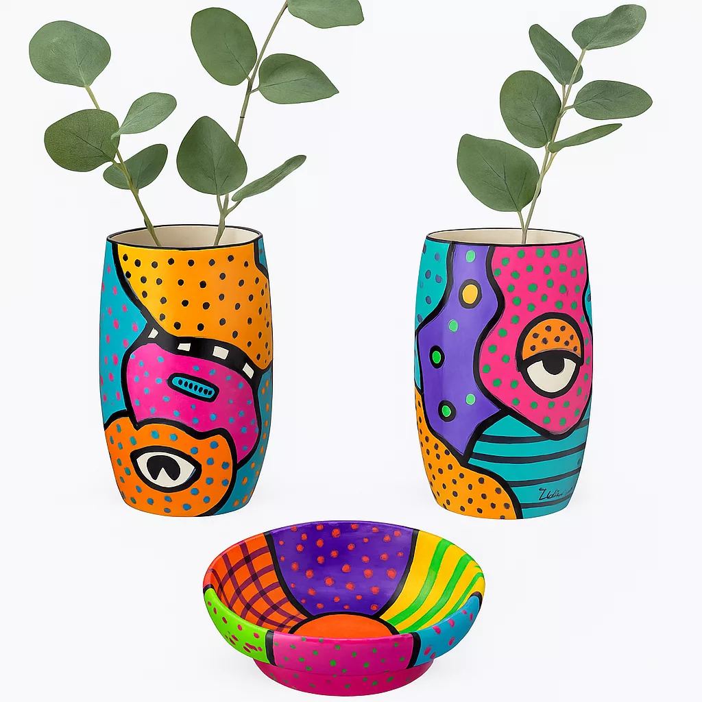 Lot décoratif design Pop Art