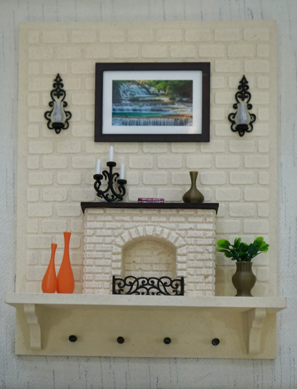 Porte-Clés Mural Design Cheminée – Image 3