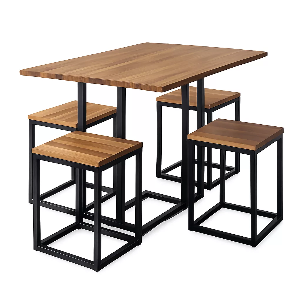 Ensemble Table à Manger Industrielle