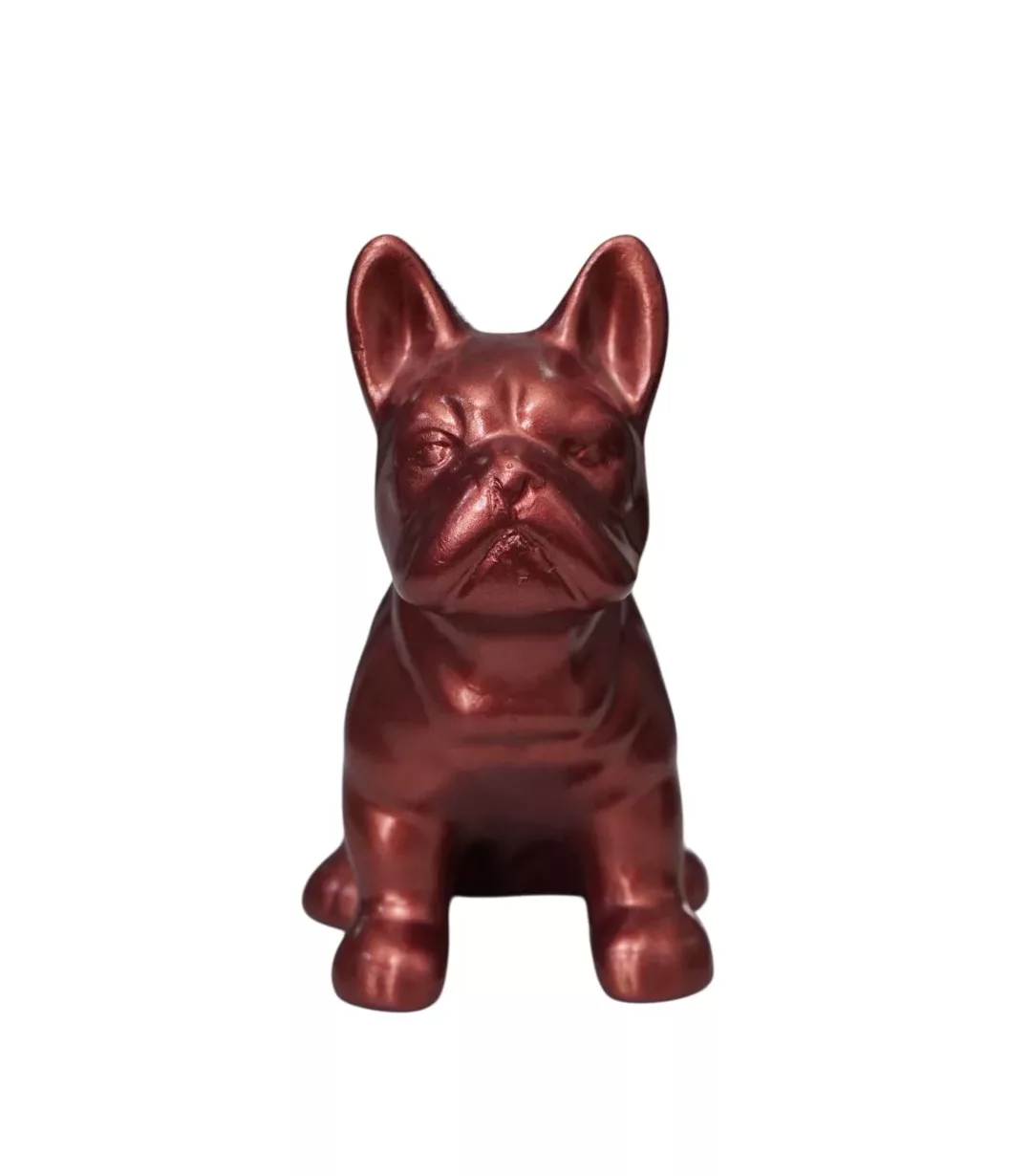 Statuette Bulldog décorative – couleur uni