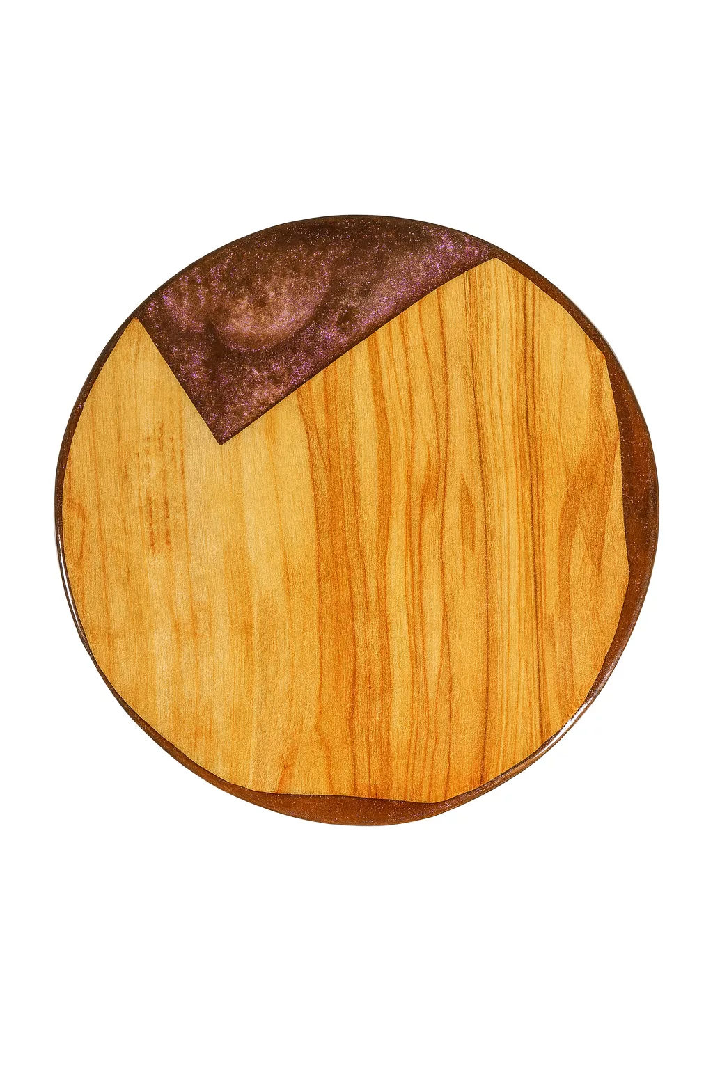 Set de 6 Sous-Tasses en Bois d’Olivier & Résine coloré – Image 9