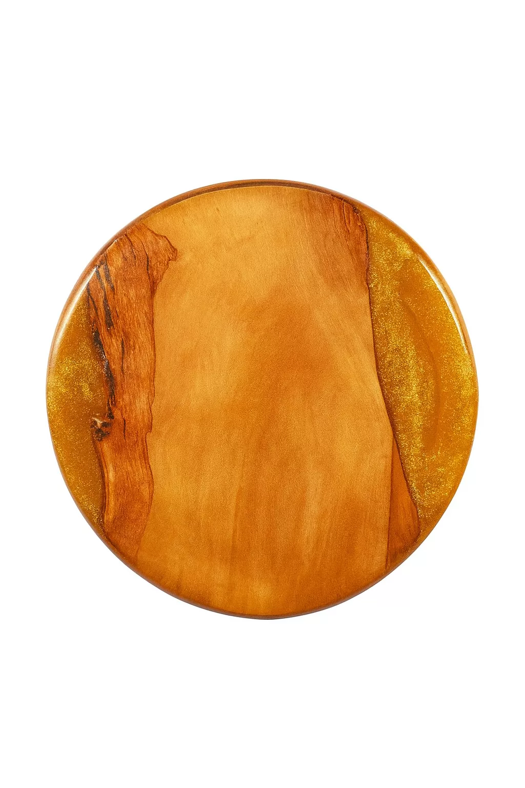 Set de 6 Sous-Tasses en Bois d’Olivier & Résine coloré – Image 8