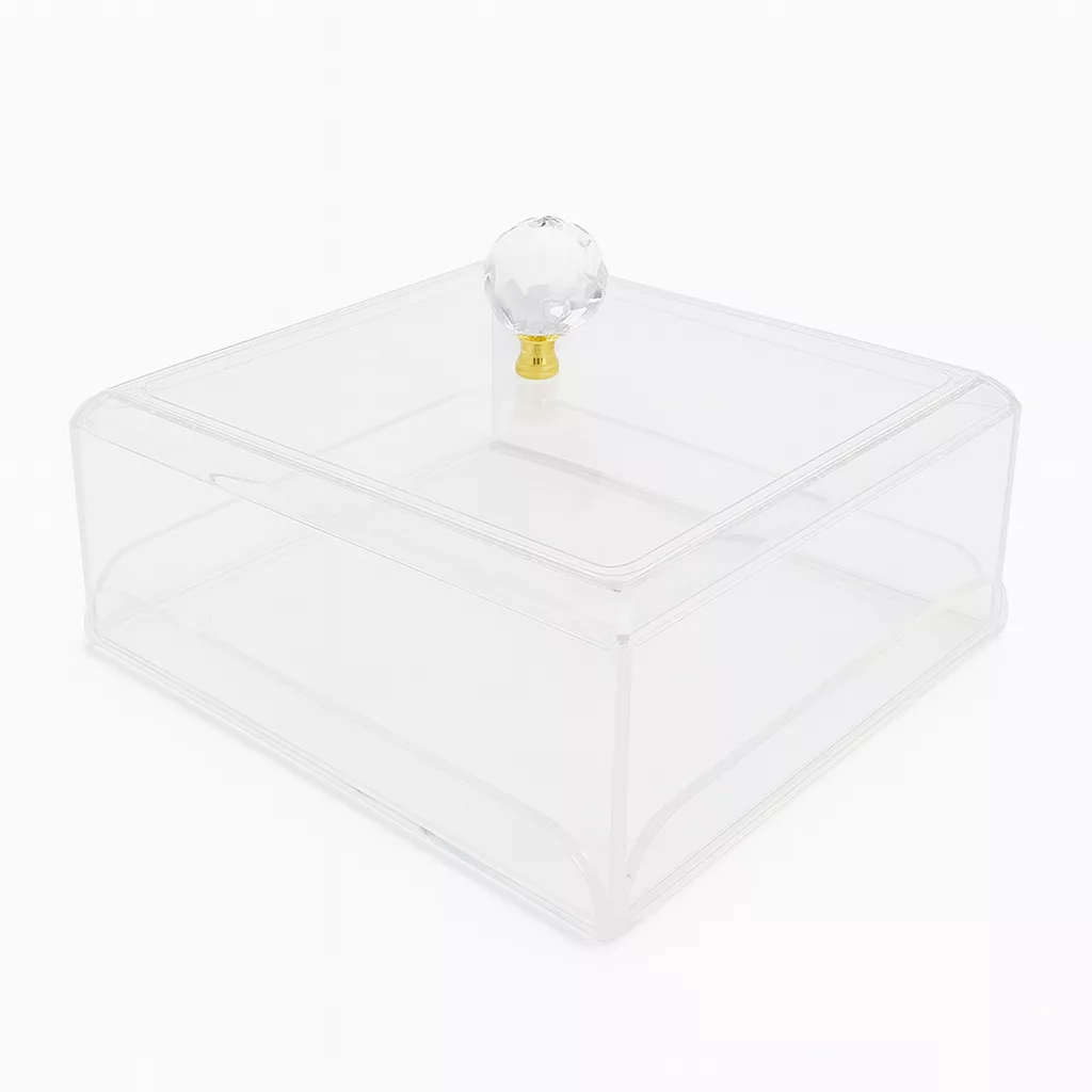 Boîte Rangement Cartes Transparente Avec Poignée | 19,5×29×11 Cm | Stockage Cartes Collection, Jeu, Étude Bureau Salon