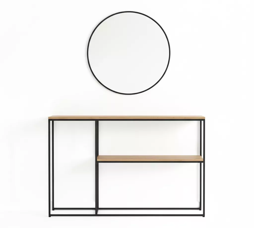 Console Industrielle & Scandinave "L'Élégante"