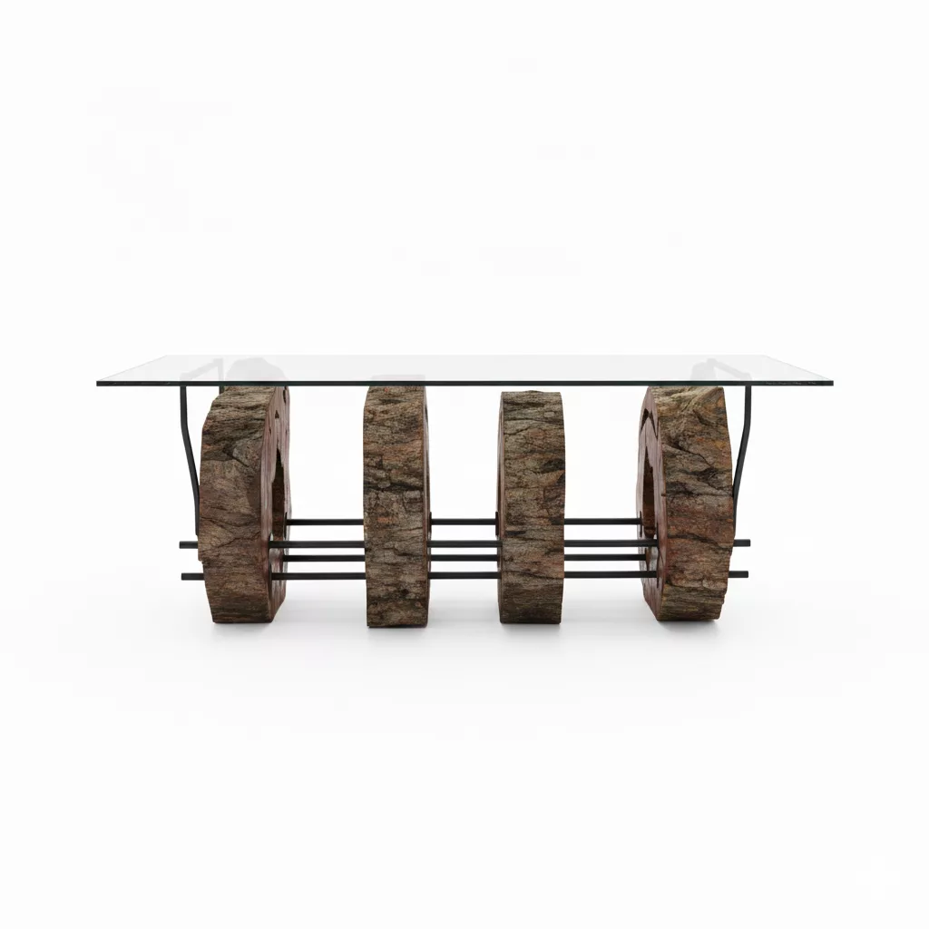 Table Design Industrielle "Arboreal"