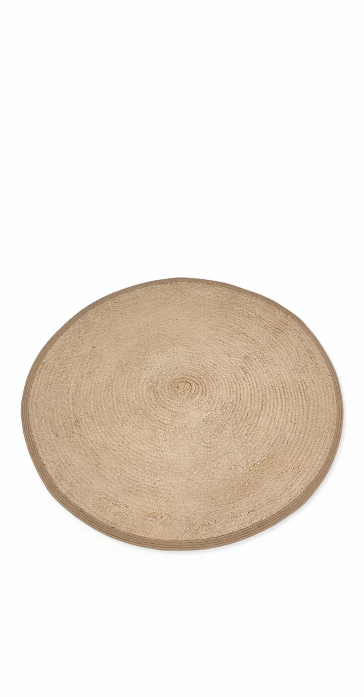 Tapis Rond Tressé en Jute Naturel Tunisie Tapis Rond Tressé en Jute Naturel Tunisie