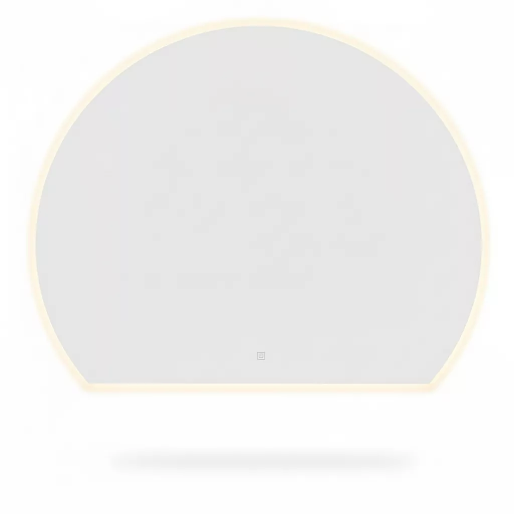 Miroir Ovale Lumineux LED – Pureté et Modernité