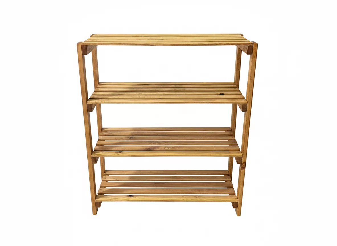 Étagère de Rangement Modulaire en Bois Naturel Tunisie