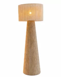 Lampadaire décoratif en fibres tressées Lampadaire décoratif en fibres tressées