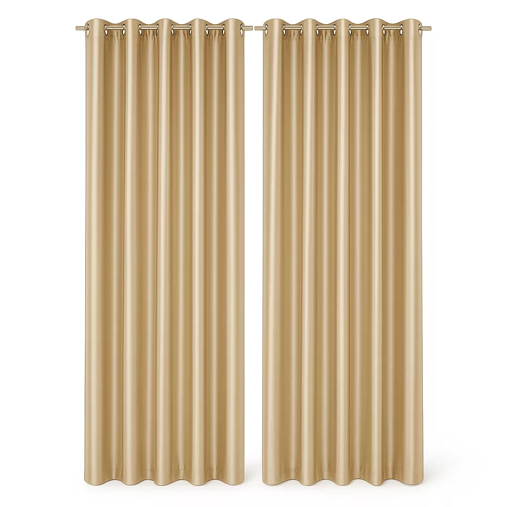 Rideaux Occultants Beige – Style Chic & Intemporel - 2 panneaux