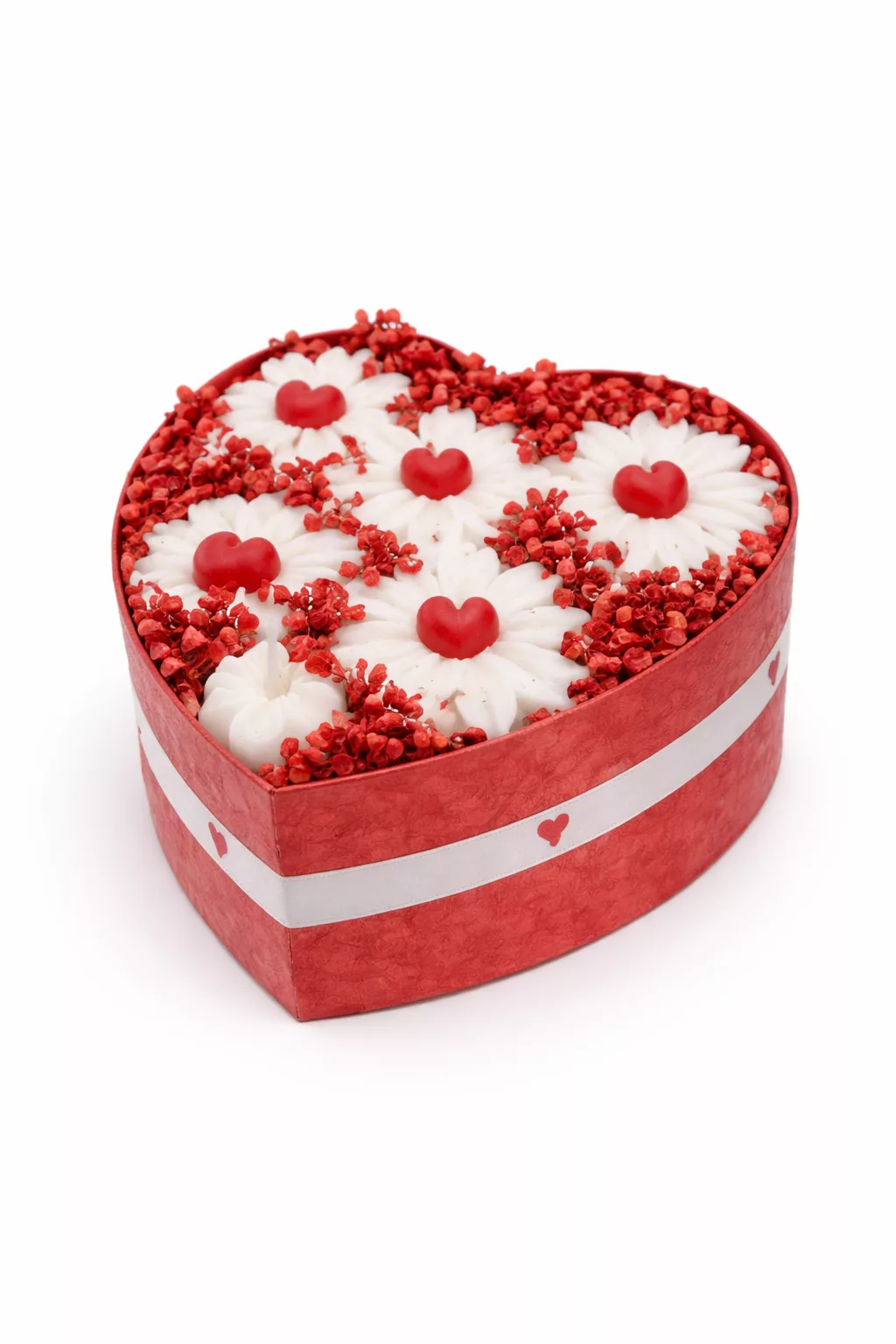 Bouquet de Bougies Parfumées en Cœur