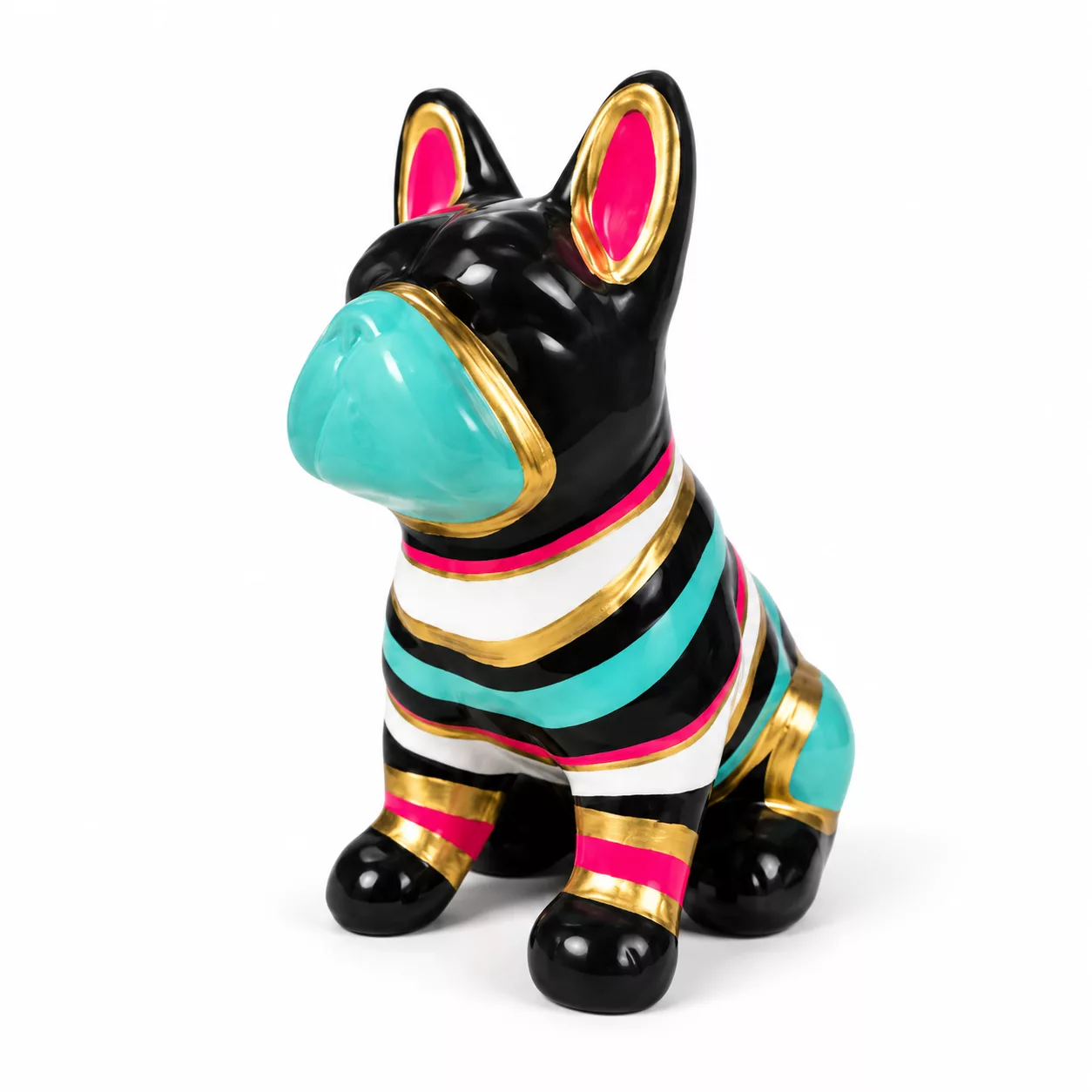 Sculpture Décorative bouledogue artistique– Objet Déco Design Moderne