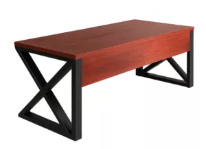 Bureau moderne en bois et acier