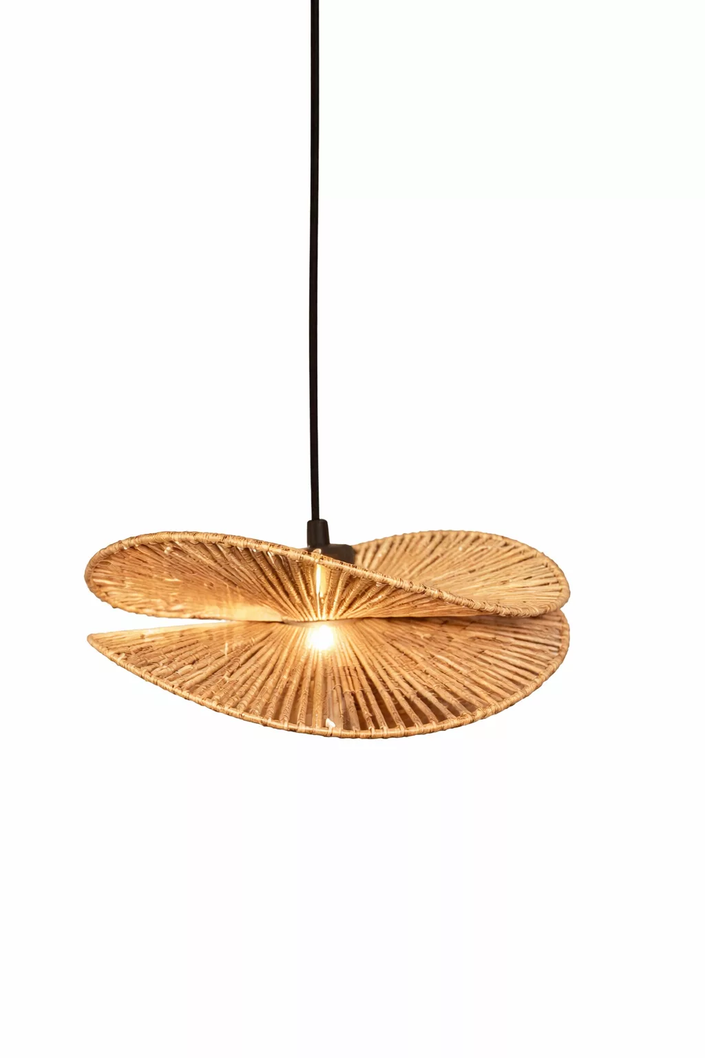 Suspension Luminaire en Rotin Naturel