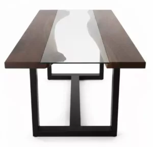 Table de Repas Rivière en bois de frêne en Tunisie Table de Repas Rivière en bois de frêne en Tunisie