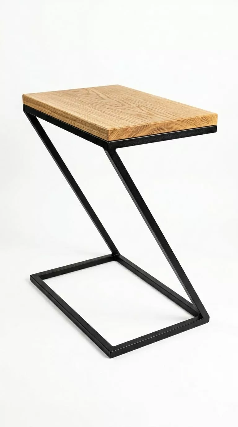 Table d’appoint design en Z