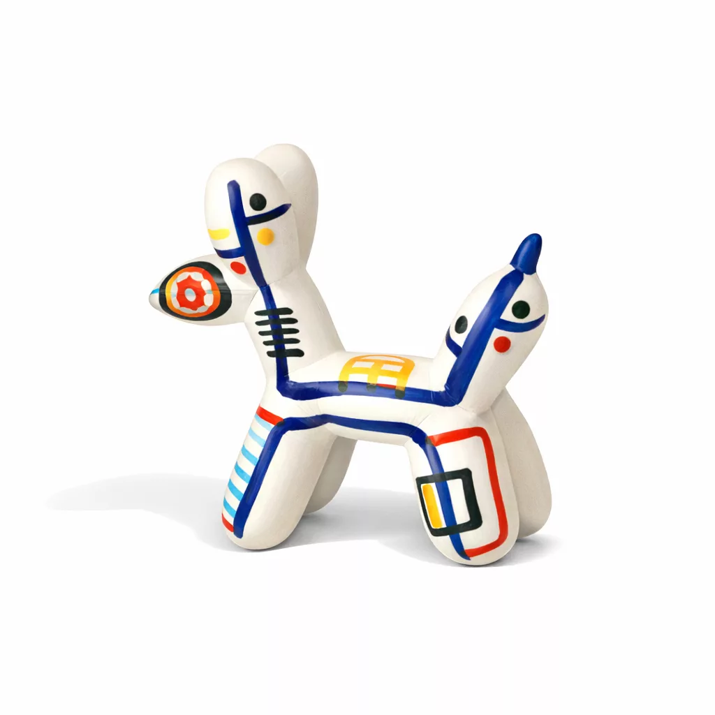 Sculpture Chien artistique – Édition limitée - Céramique