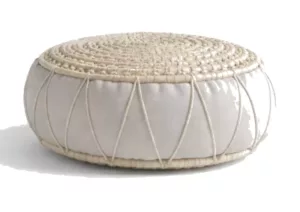 Pouf Rond Tressé Naturel Pouf Rond Tressé Naturel