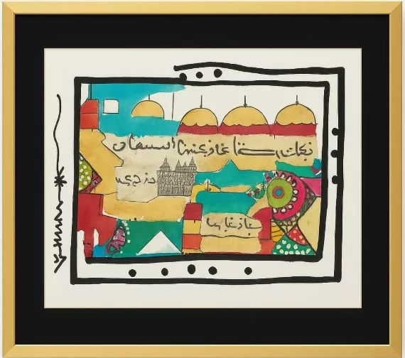 Tableau authentique “Coupoles de Djerba”