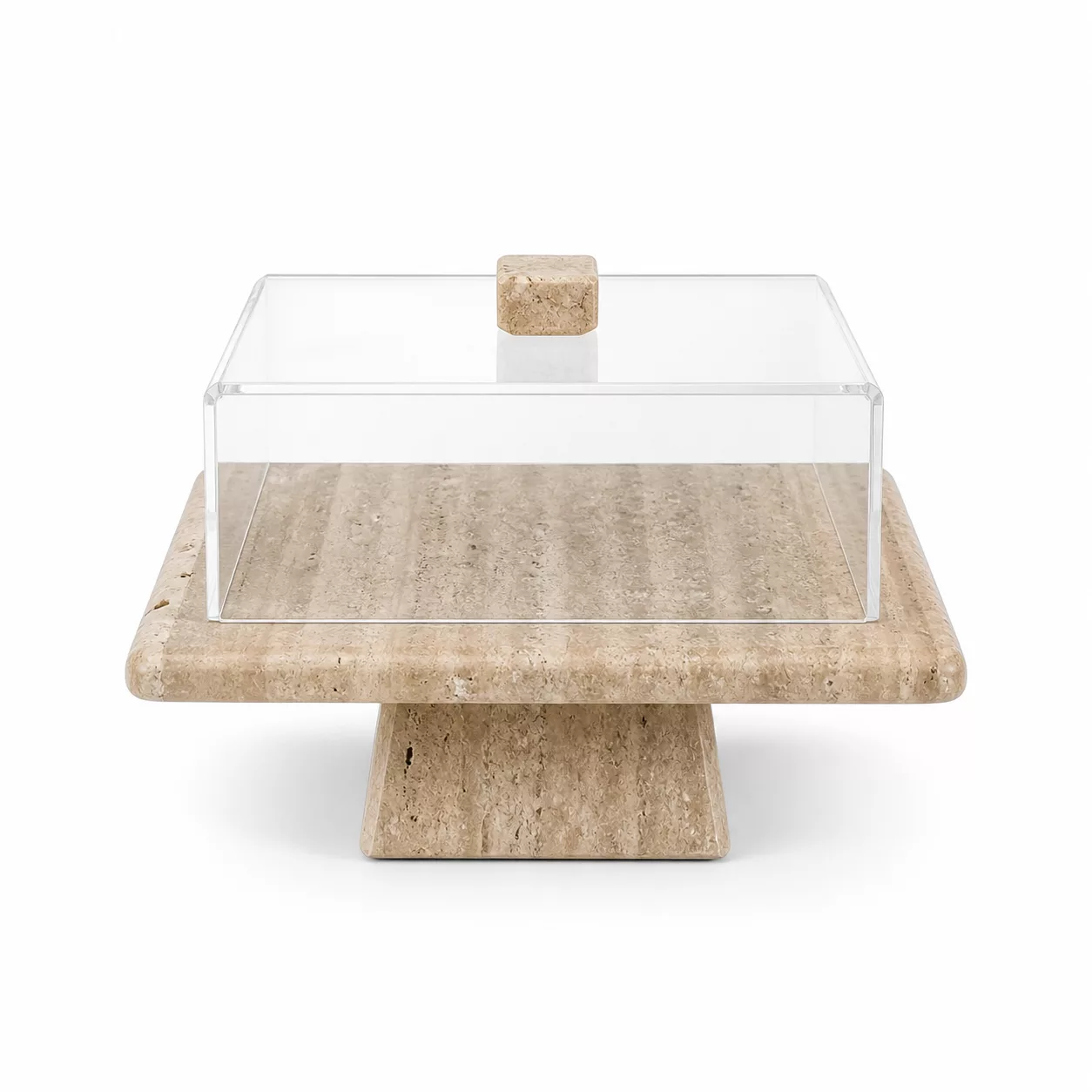 Le Plateau de Présentation "Épure" – Marbre Beige