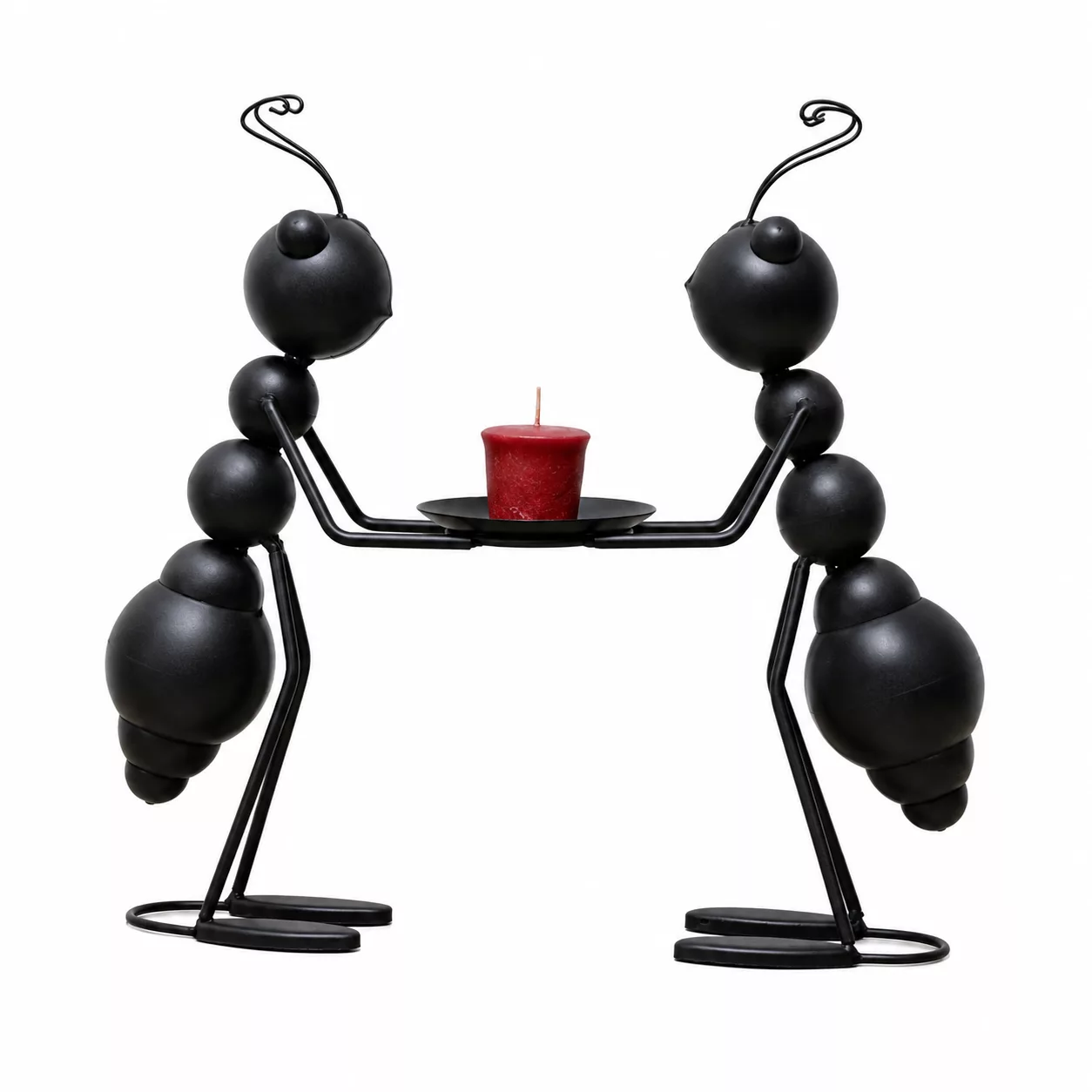 Bougeoir Décoratif Duo Fourmis – Design Moderne & Original