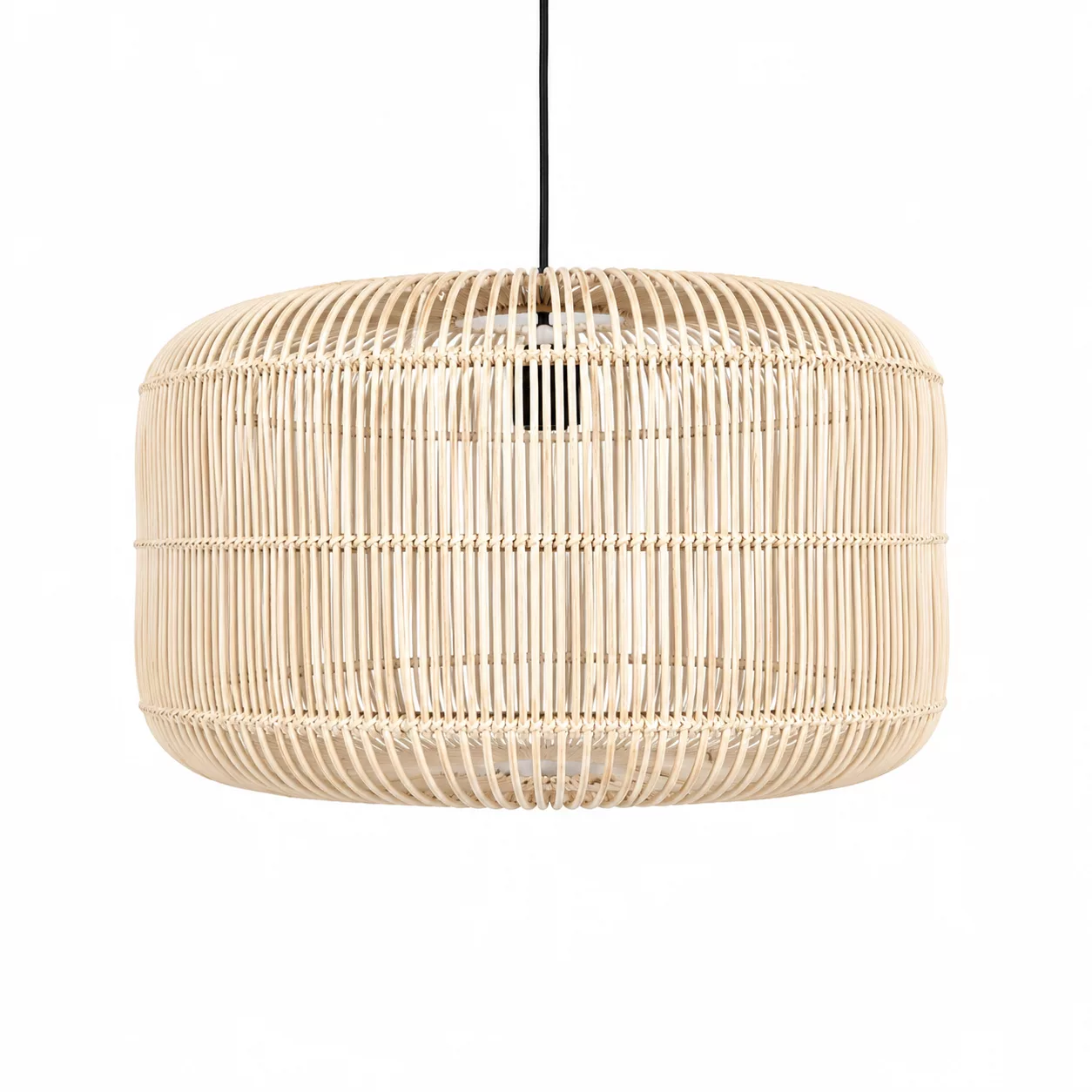 Suspension en Rotin Naturel – Ø 52 cm x H 27 cm