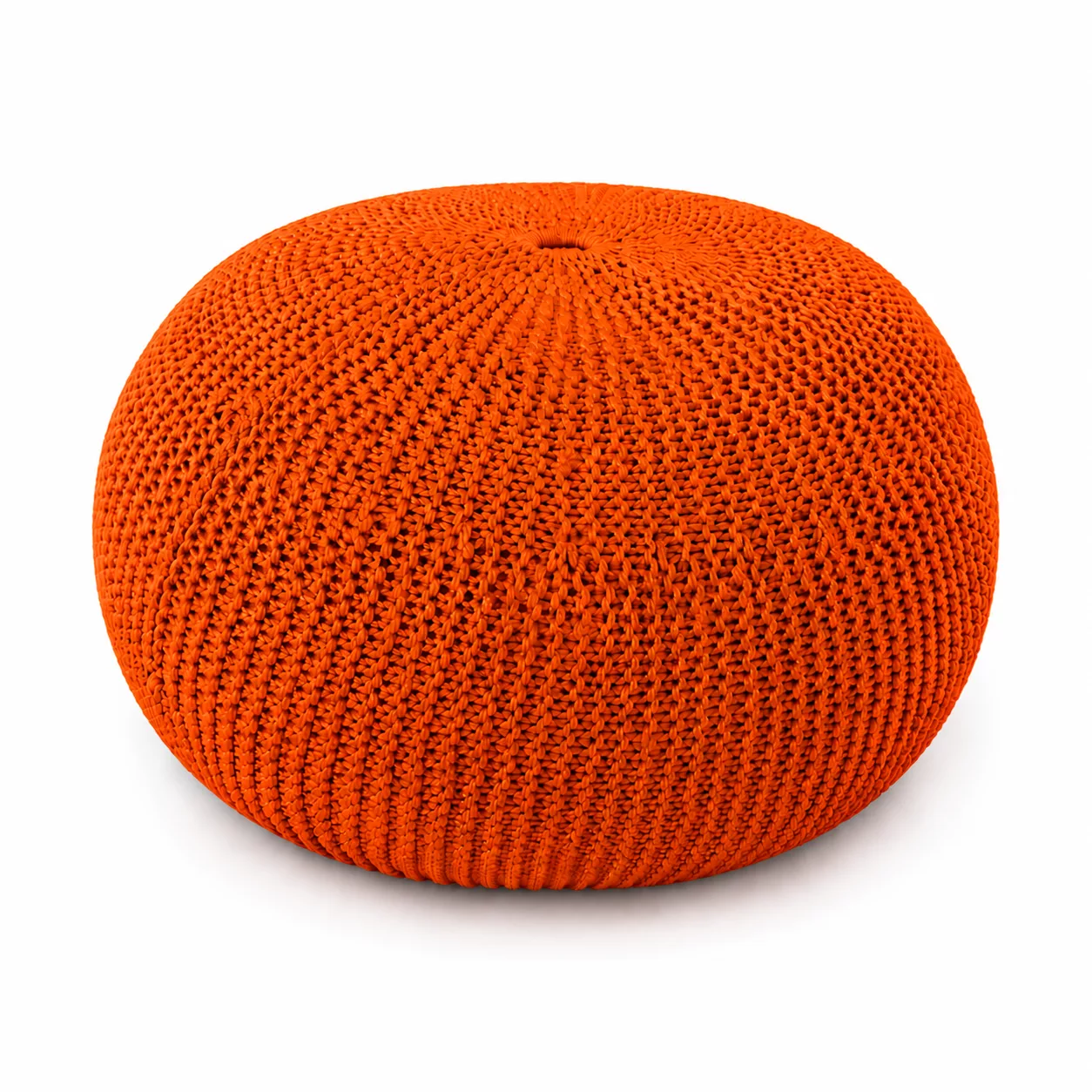 Pouf "Éclat Mandarine"