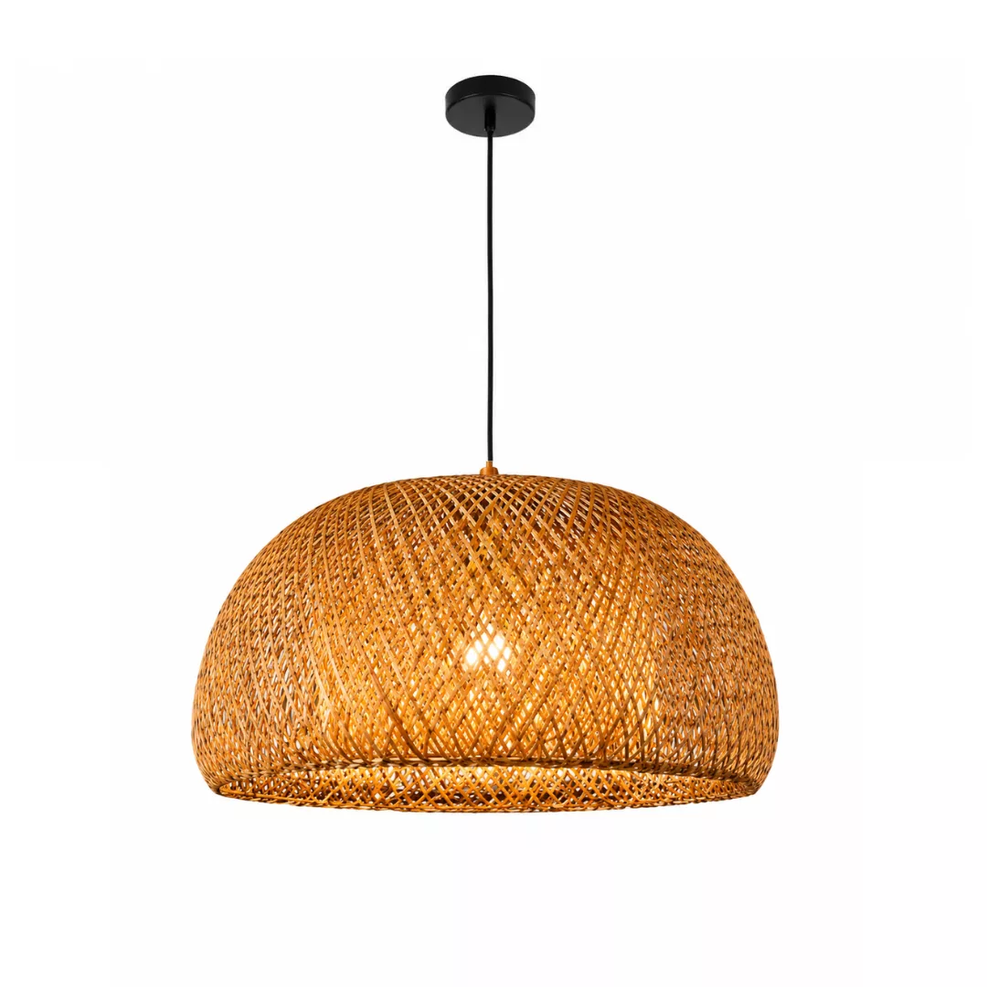 Suspension Ronde en Rotin Naturel Ø 60 cm