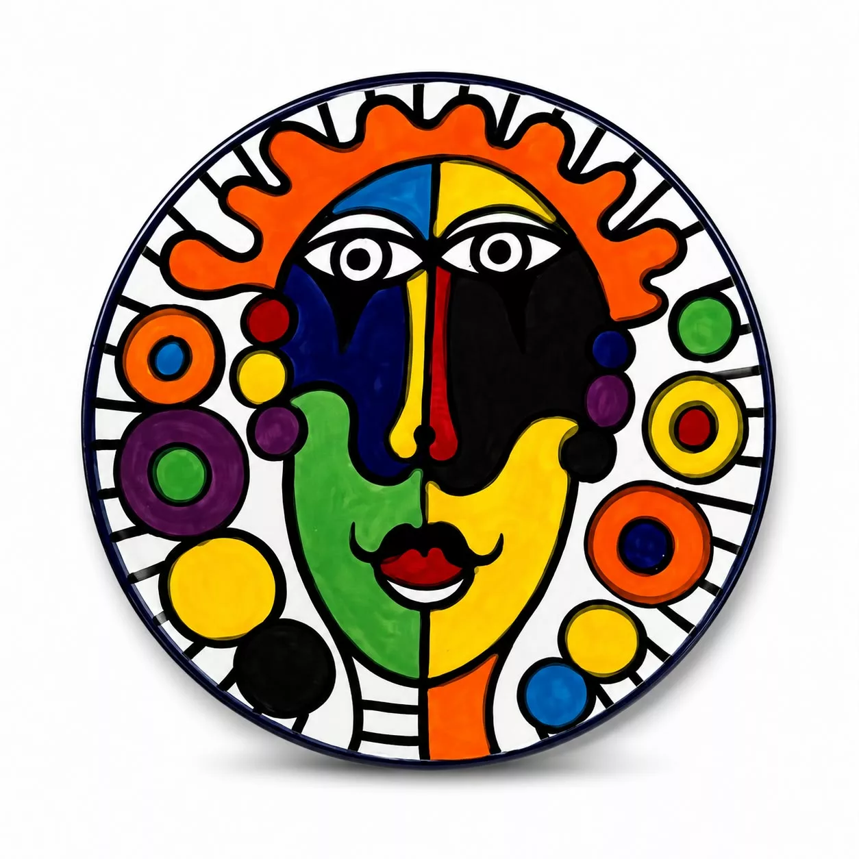 assiette deco pop art 30 2