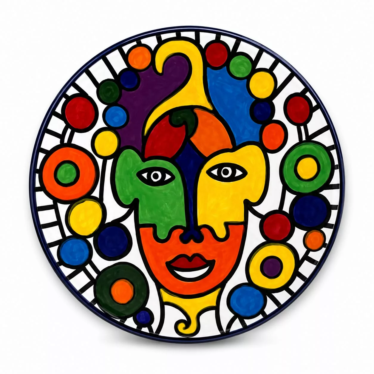 assiette pop art 30 1