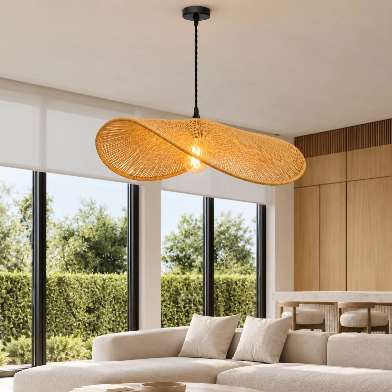 Suspension Vague en fibres naturelles